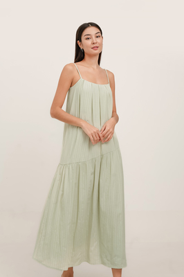 Evalyn Broderie Tent Maxi Dress