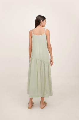 Evalyn Broderie Tent Maxi Dress