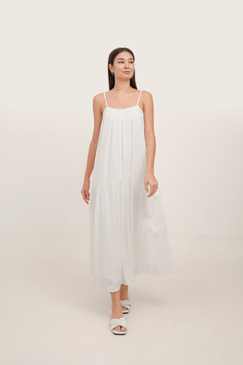 Evalyn Broderie Tent Maxi Dress