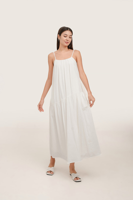 Evalyn Broderie Tent Maxi Dress