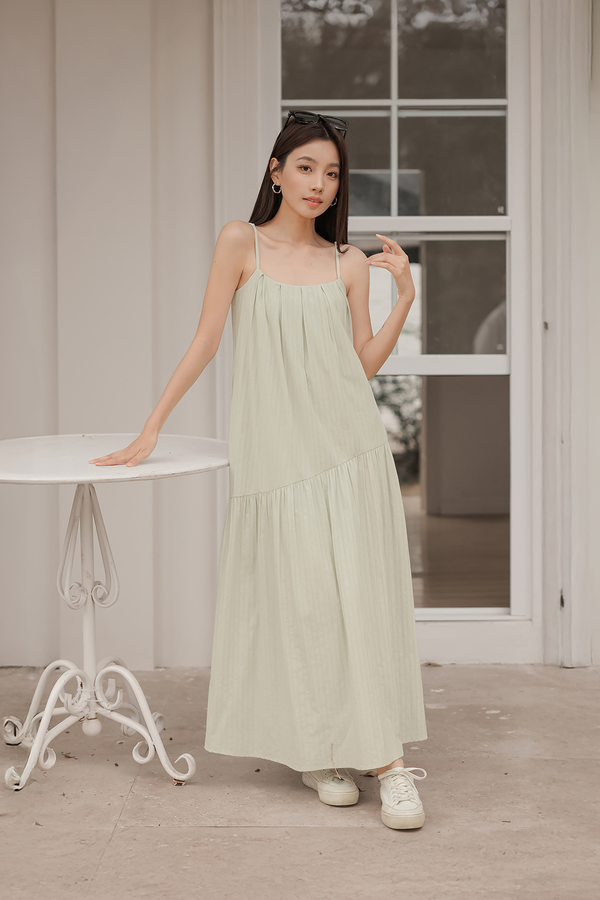 Evalyn Broderie Tent Maxi Dress