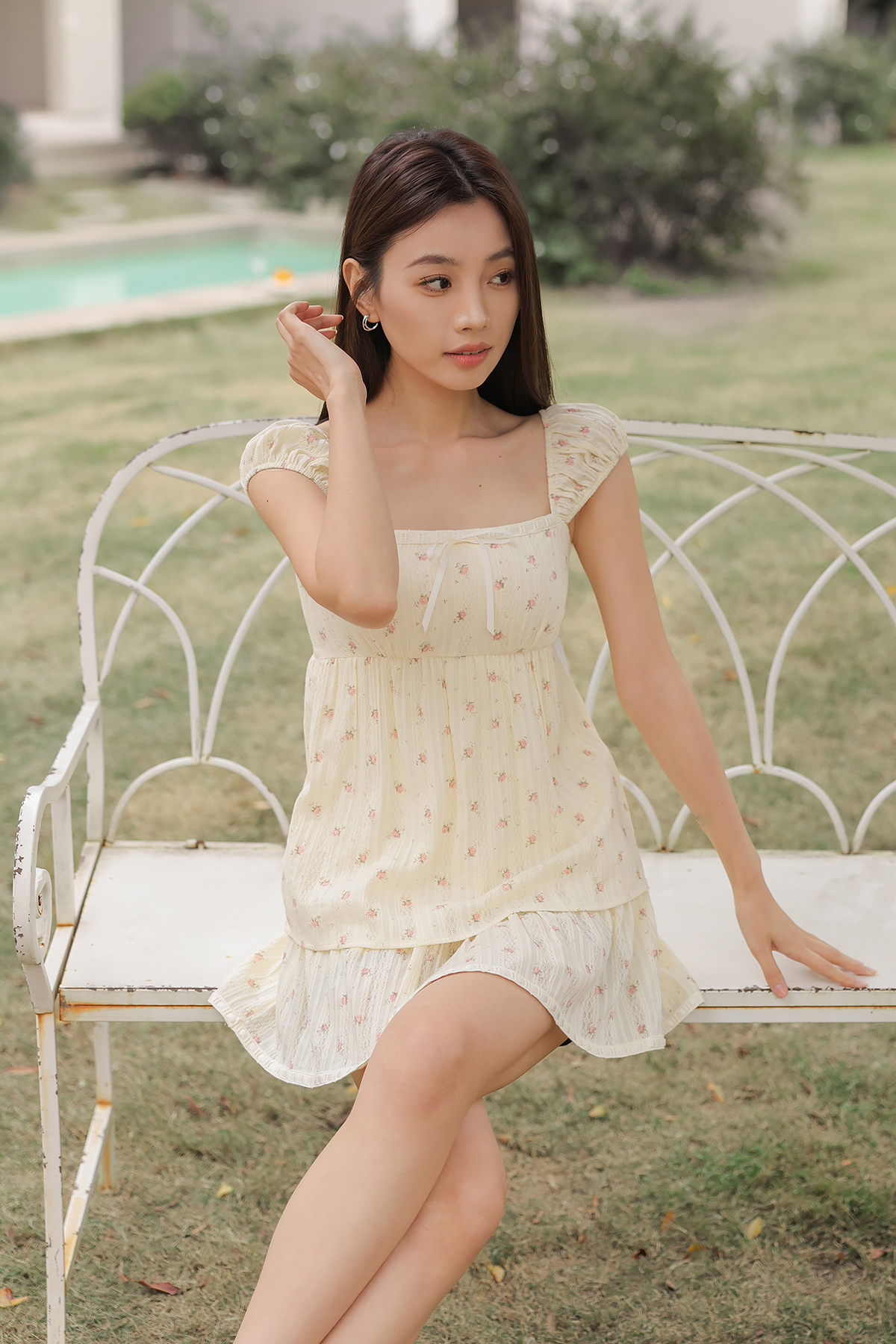 Fayth • Bella Floral Padded Babydoll Top