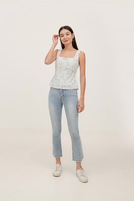 Bonita Padded Pintuck Top