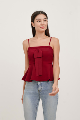 Wish Bow Peplum Top