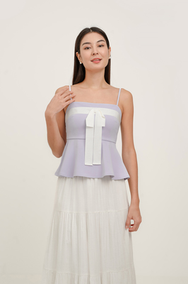 Wish Bow Peplum Top