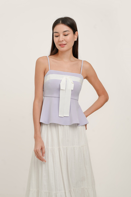 Wish Bow Peplum Top