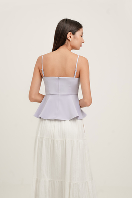 Wish Bow Peplum Top