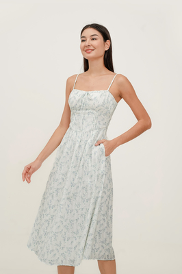 Bonita Padded Corset Midi Dress