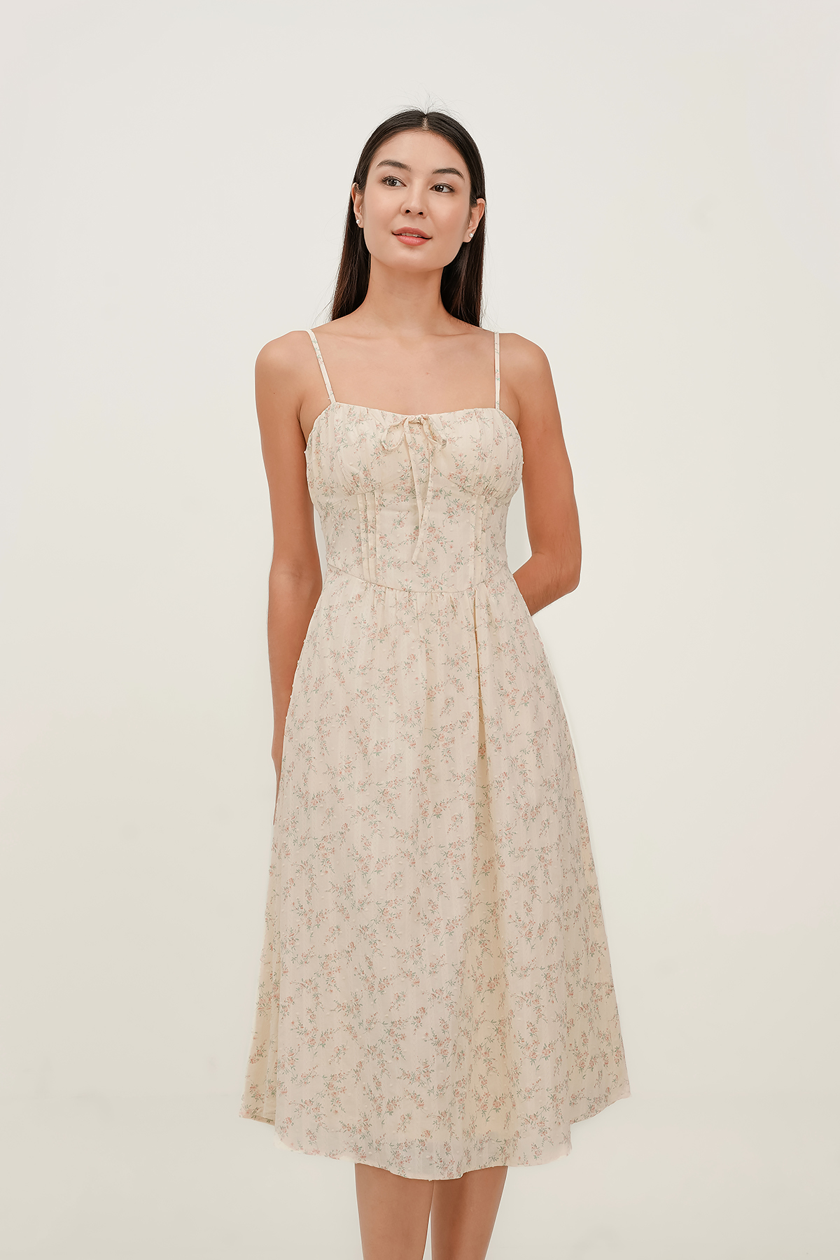 Fayth  Bonita Padded Corset Midi Dress