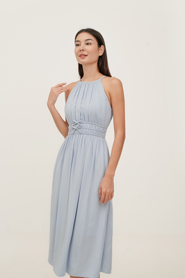 Harmony Padded Halter Midi Dress