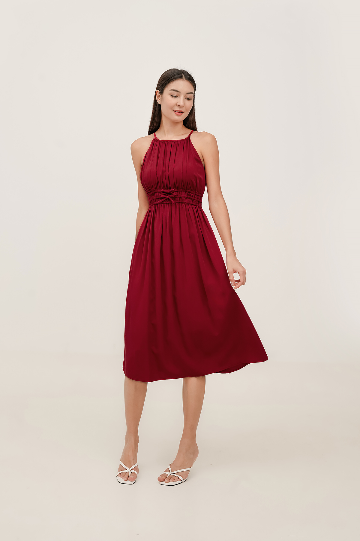 Fayth - Harmony Padded Halter Midi Dress