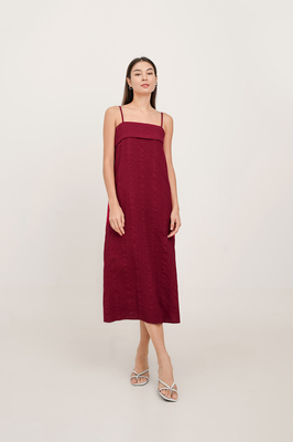 Venetia Textured Column Maxi Dress