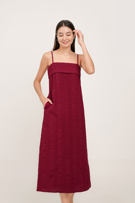 Venetia Textured Column Maxi Dress