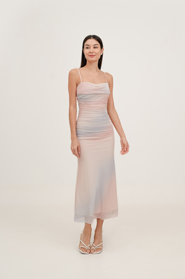 Daydream Padded Mesh Maxi Dress