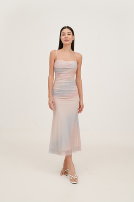 Daydream Padded Mesh Maxi Dress