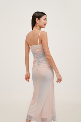 Daydream Padded Mesh Maxi Dress