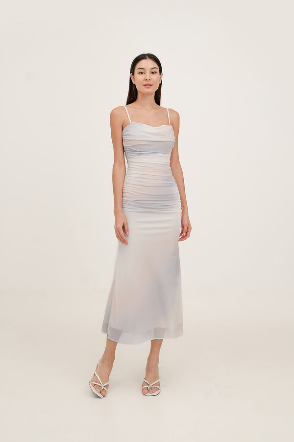 Daydream Padded Mesh Maxi Dress