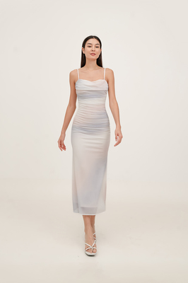 Daydream Padded Mesh Maxi Dress