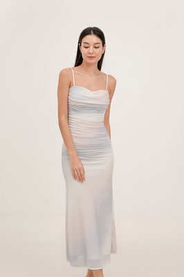 Daydream Padded Mesh Maxi Dress