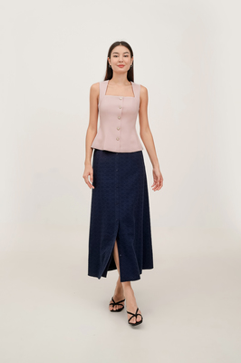 Samie Broderie Maxi Skirt