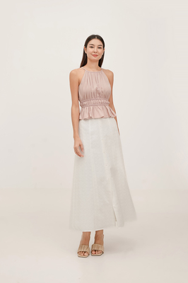 Samie Broderie Maxi Skirt