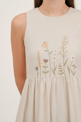 Cedar Embroidered Midi Dress