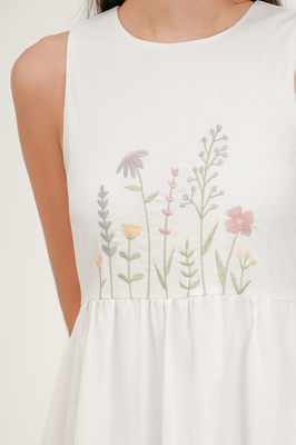 Cedar Embroidered Midi Dress