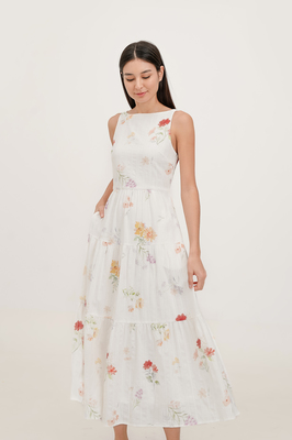 Luna Floral Tiered Midaxi Dress