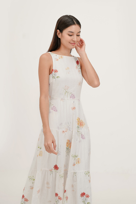 Luna Floral Tiered Midaxi Dress