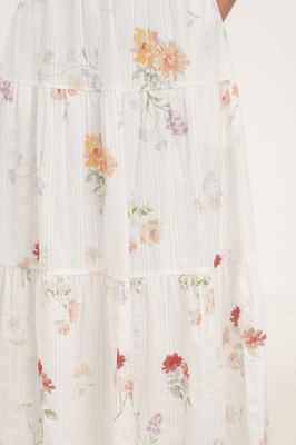 Luna Floral Tiered Midaxi Dress