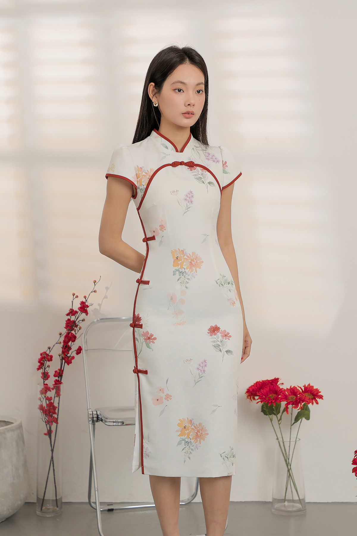 Fayth • Luna Floral Cheongsam