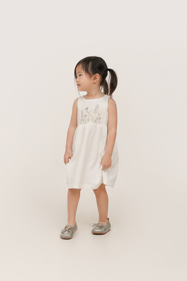 KIDS Cedar Embroidered Babydoll Dress