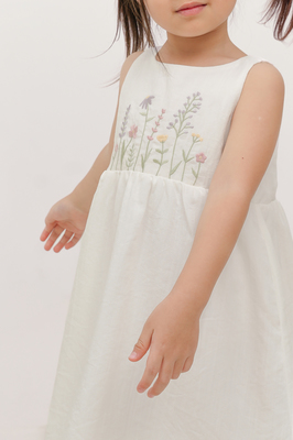 KIDS Cedar Embroidered Babydoll Dress