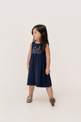 KIDS Cedar Embroidered Babydoll Dress