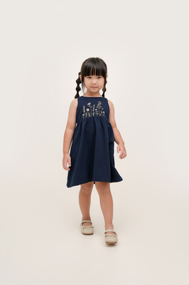 KIDS Cedar Embroidered Babydoll Dress