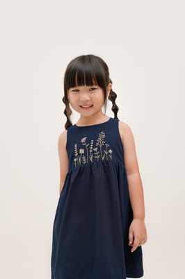 KIDS Cedar Embroidered Babydoll Dress