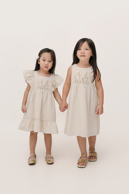 KIDS Cedar Embroidered Babydoll Dress