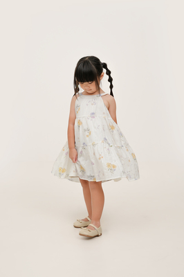 KIDS Luna Floral Tiered Dress