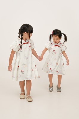 KIDS Luna Floral Cheongsam