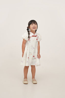 KIDS Luna Floral Cheongsam