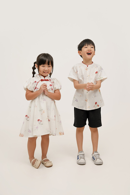 KIDS Luna Floral Cheongsam