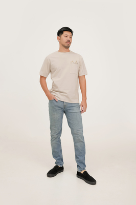 MENS Cedar Embroidered Pocket Tee