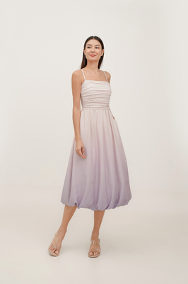 Reverie Bubble Hem Midi Dress