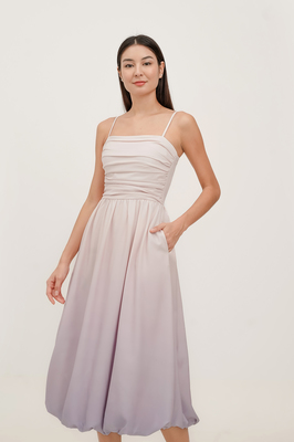 Reverie Bubble Hem Midi Dress