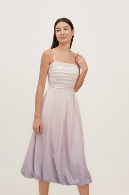 Reverie Bubble Hem Midi Dress