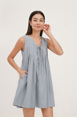 Tayler Reversible Pleated Dress