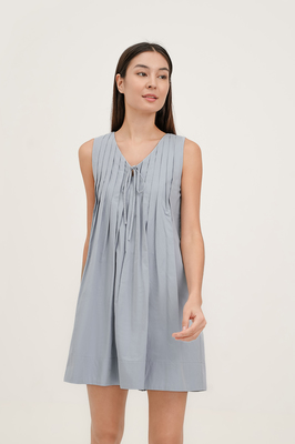 Tayler Reversible Pleated Dress