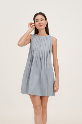 Tayler Reversible Pleated Dress