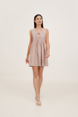 Tayler Reversible Pleated Dress