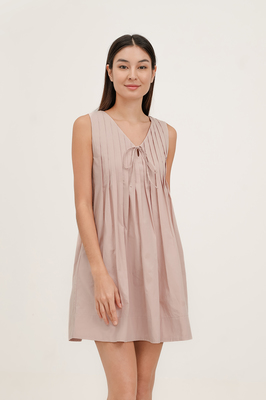 Tayler Reversible Pleated Dress